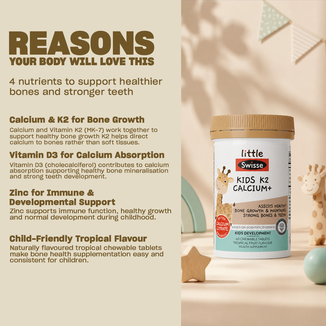 Little Swisse Kids K2 Calcium+