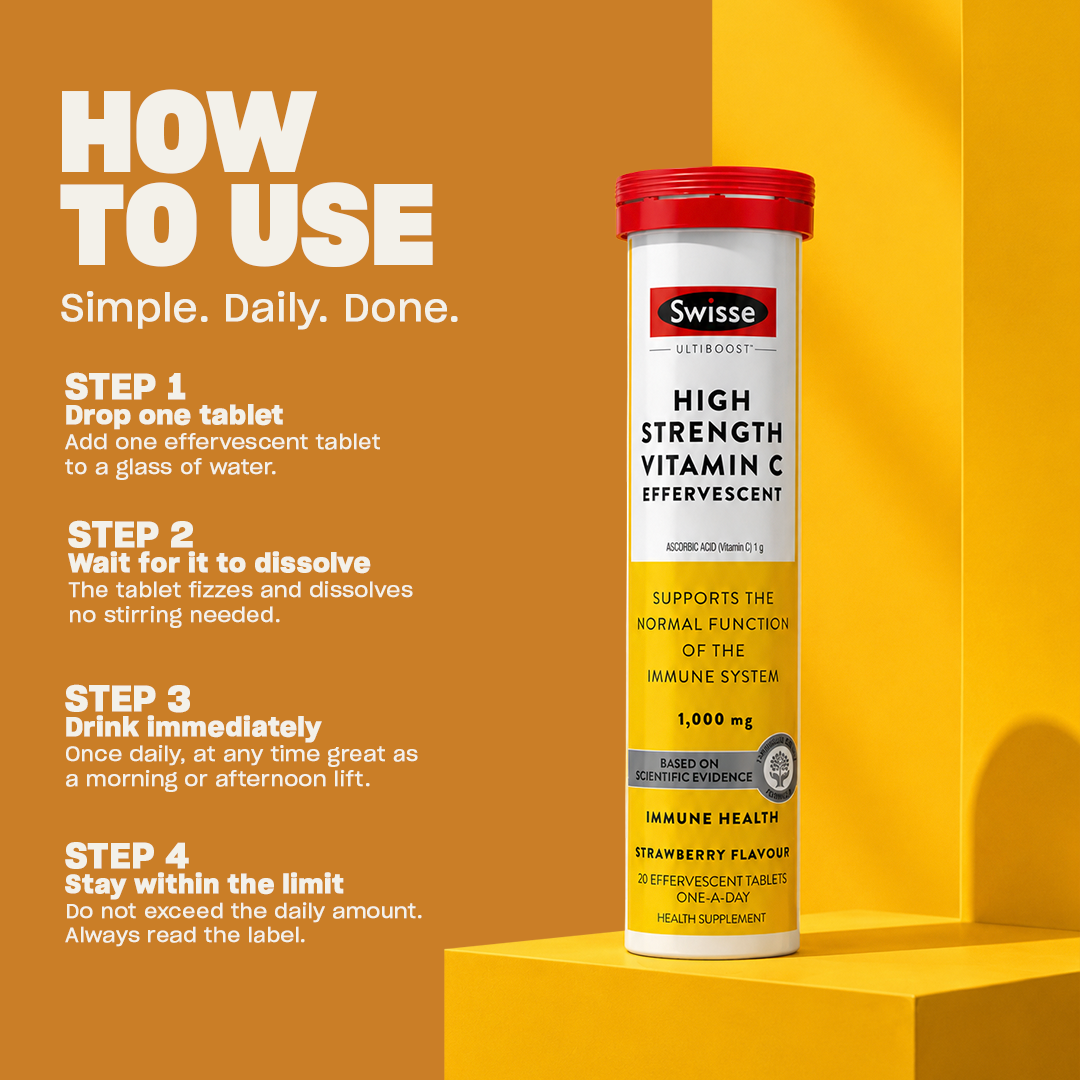 Swisse Ultiboost High Strength Vitamin C Effervescent