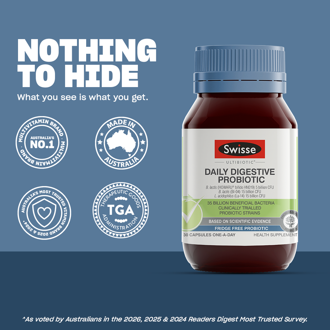 Swisse Ultibiotic Daily Digestive Probiotic