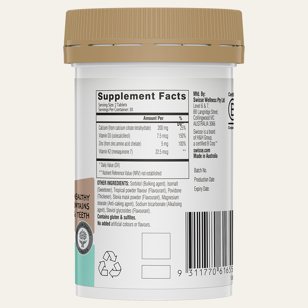 Little Swisse Kids K2 Calcium+