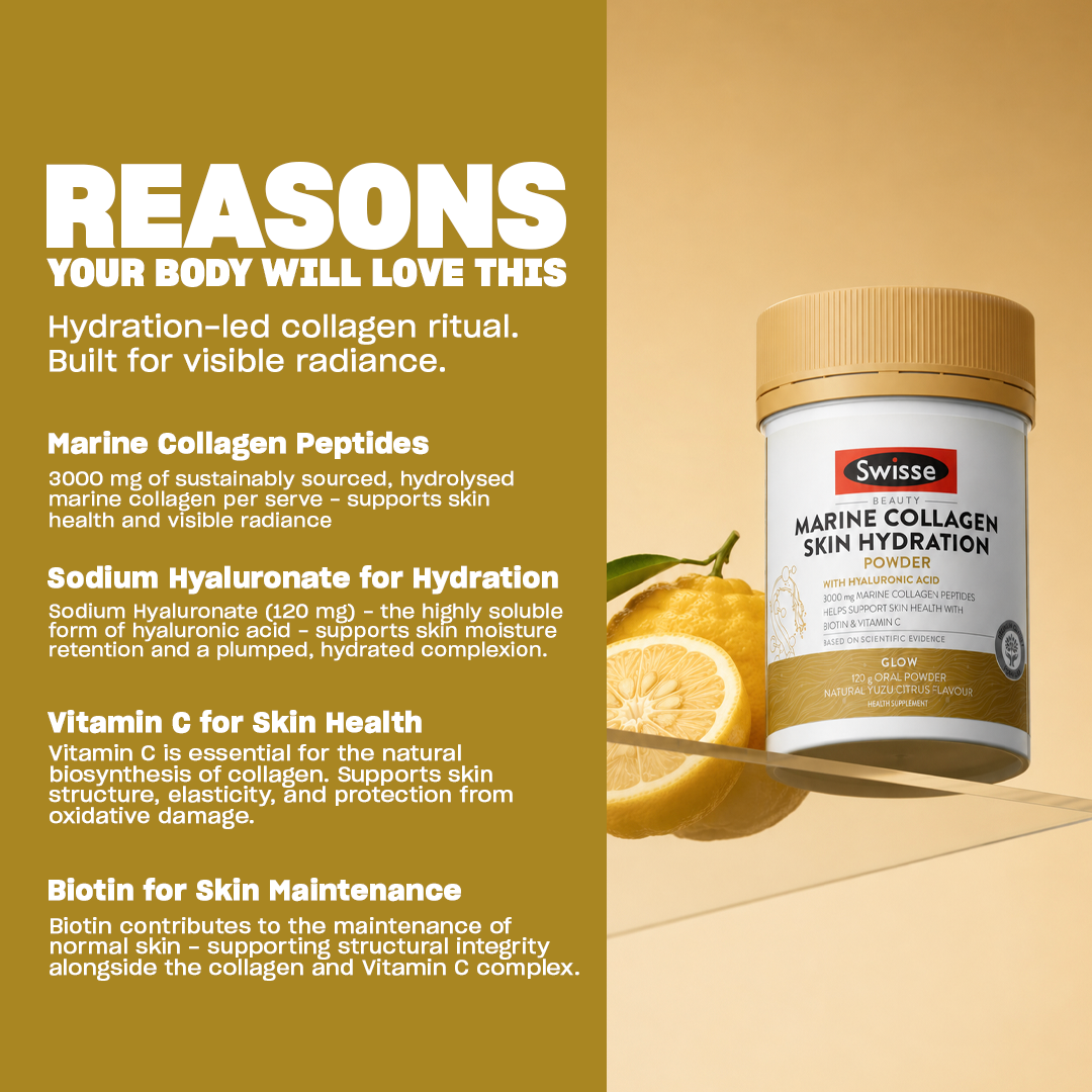 Swisse Beauty Marine Collagen Skin Hydration Powder
