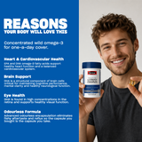 Swisse Ultiboost Odourless 4X Strength Wild Fish Oil Concentrate