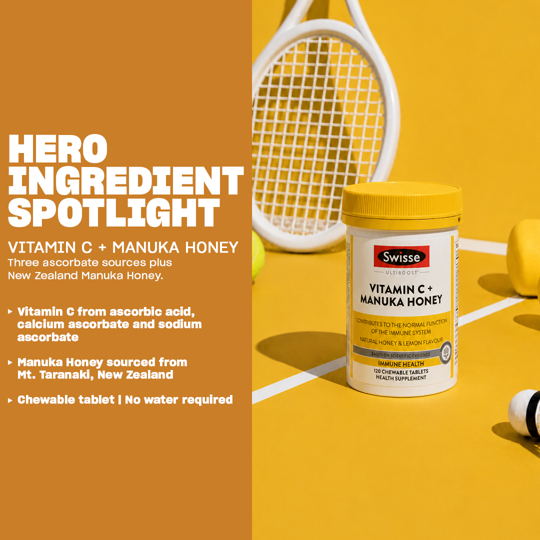 Swisse Ultiboost Vitamin C + Manuka Honey