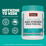 Swisse Ultiboost Odourless High Strength Wild Fish Oil 1500mg